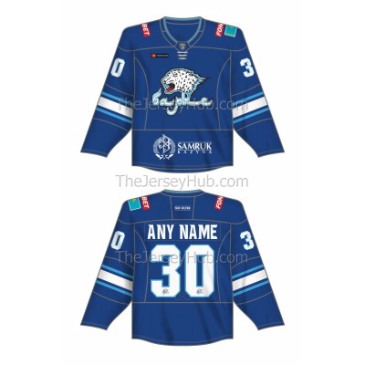 Barys Nur-Sultan KHL 2021-22 Russian Hockey Jersey Dark