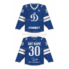 Dynamo Dinamo Moscow KHL 2021-22 Russian Hockey Jersey Dark