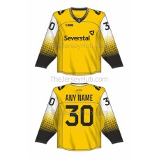 Severstal Cherepovets KHL 2021-22 Russian Hockey Jersey Light