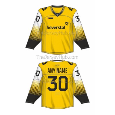 Severstal Cherepovets KHL 2021-22 Russian Hockey Jersey Light