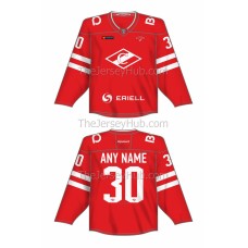 Spartak Moscow 2021-22 Russian Hockey Jersey Dark