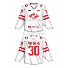 Spartak Moscow 2021-22 Russian Hockey Jersey Light
