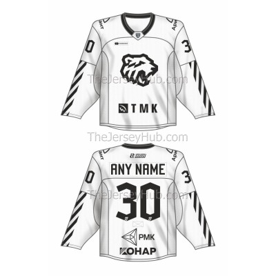 Traktor Tractor Chelyabinsk KHL 2021-22 Russian Hockey Jersey Light