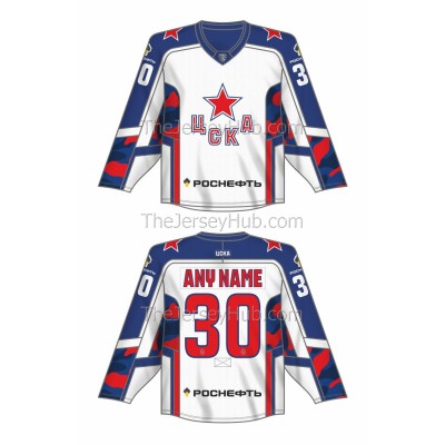 CSKA Moscow KHL 2022-23 Hockey Jersey Light
