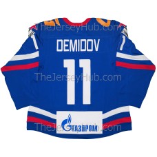SKA St. Petersburg KHL 2022-23 Authentic Game Russian Hockey Jersey #11 Demidov Dark SKA St. Petersburg KHL 2022-23 Authentic Game Russian Hockey Jersey #11 Demidov Dark