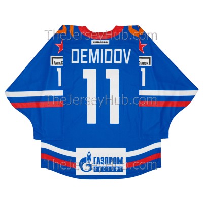SKA St. Petersburg 2022-23 KHL Hockey Jersey Ivan Demidov Dark SKA St. Petersburg 2022-23 KHL Hockey Jersey Ivan Demidov Dark