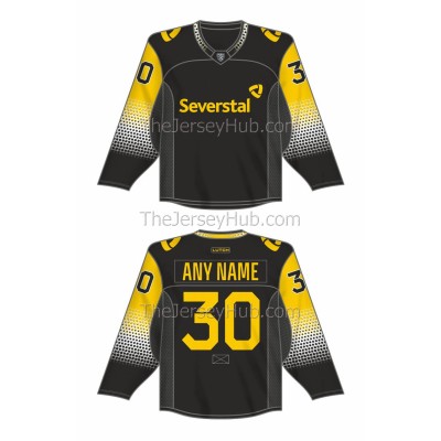 Severstal Cherepovets KHL 2022-23 Hockey Jersey Dark