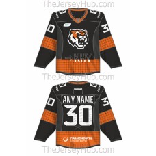Amur Khabarovsk KHL 2023-24 Russian Hockey Jersey Dark Alternate Grebyonkin Grebenkin