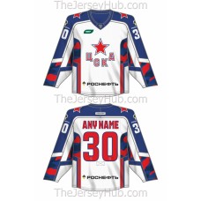 CSKA Moscow KHL 2023-24 Hockey Jersey Light Fedotov