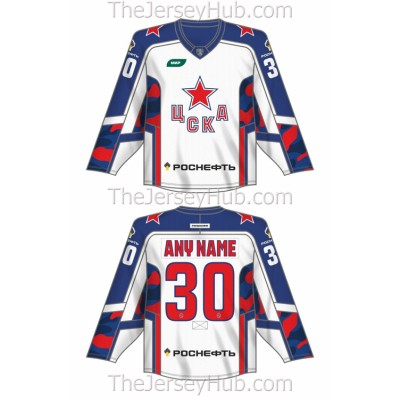 CSKA Moscow KHL 2023-24 Hockey Jersey Light Fedotov