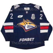 Metallurg Magnitogorsk KHL 2023-24 Russian Hockey Jersey Dark Yurov Grebenkin Grebyonkin