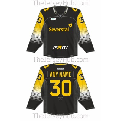 Severstal Cherepovets KHL 2023-24 Hockey Jersey Dark