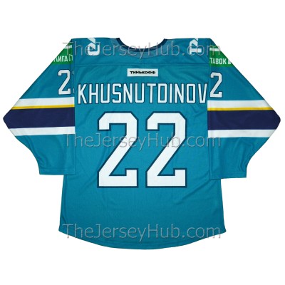 Sochi KHL 2023-24 Russian Hockey Jersey Khusnutdinov Dark