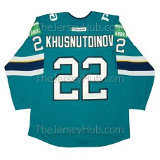 Sochi KHL 2023-24 Authentic Game Russian Hockey Jersey Khusnutdinov Dark Sochi KHL 2023-24 Authentic Game Russian Hockey Jersey Khusnutdinov Dark