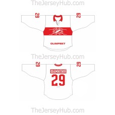 Spartak Moscow 2023-24 Russian Hockey Kovalchuk Jersey Light Pre-Season