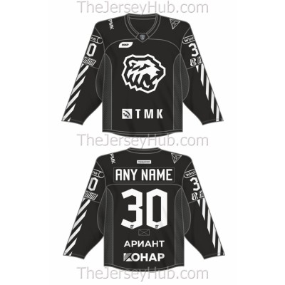 Traktor Tractor Chelyabinsk KHL 2023-24 Hockey Jersey Dark
