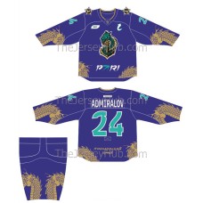 Admiral Vladivostok KHL 2024-25 Russian Hockey Jersey Dark Alternate