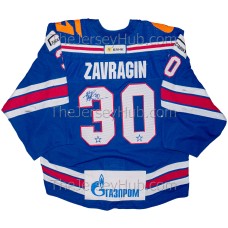 SKA St. Petersburg KHL 2024-25 Russian Signed Game Worn Goalie Hockey Jersey Yegor Zavragin Dark SKA St. Petersburg KHL 2024-25 Russian Signed Game Worn Goalie Hockey Jersey Yegor Zavragin Dark