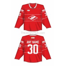 Spartak Moscow 2024-25 Russian Hockey Jersey Dark
