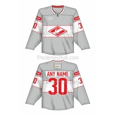 Spartak Moscow 2024-25 Russian Hockey Jersey Light
