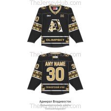 Admiral Vladivostok 2025-26 Far East Derby Russian Hockey Jersey Dark