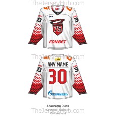 Avangard Omsk KHL 2025-26 75th Anniversary Hockey Jersey Light