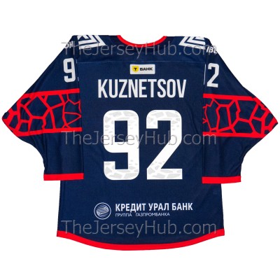 Metallurg Magnitogorsk KHL 2025-26 Hockey Jersey Evgeny Kuznetsov Dark Alternate Metallurg Magnitogorsk KHL 2025-26 Hockey Jersey Evgeny Kuznetsov Dark Alternate