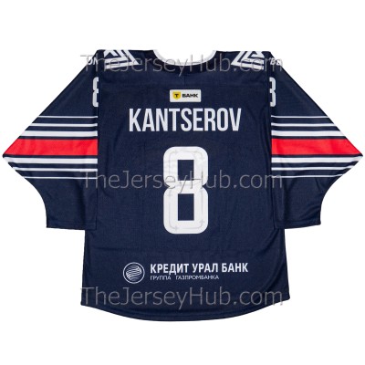 Metallurg Magnitogorsk KHL 2025-26 Hockey Jersey Roman Kantserov Dark