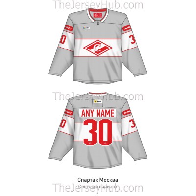 Spartak Moscow 2025-26 Russian Hockey Jersey Light