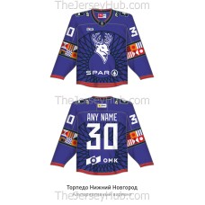 Torpedo Nizhny Novgorod KHL 2025-26 Hockey Jersey Dark Alternate 2