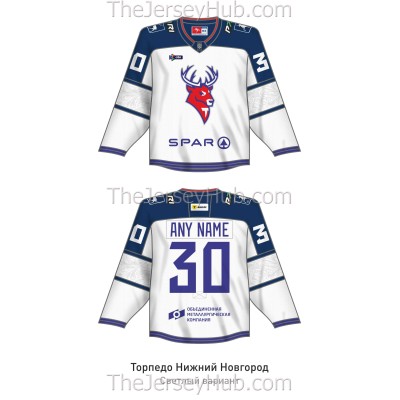 Torpedo Nizhny Novgorod KHL 2025-26 Hockey Jersey Light