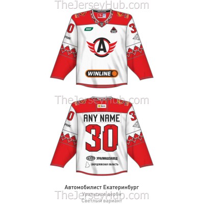 Avtomobilist Yekaterinburg KHL 2026-27 Russian Hockey Jersey Light Ural Derby Avtomobilist Yekaterinburg KHL 2026-27 Russian Hockey Jersey Light Ural Derby