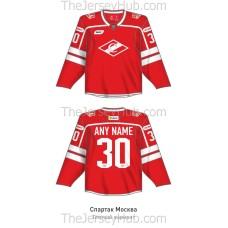Spartak Moscow 2026-27 Russian Hockey Jersey Dark 