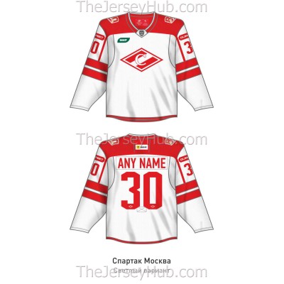 Spartak Moscow 2026-27 Russian Hockey Jersey Light