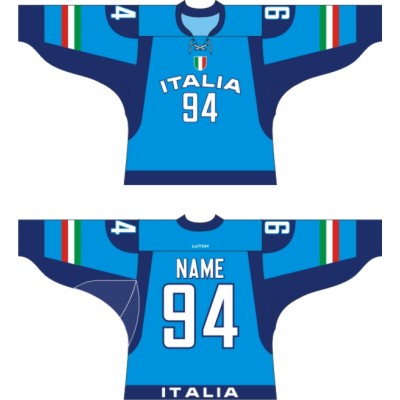 Team Italy Italia Hockey Jersey Dark