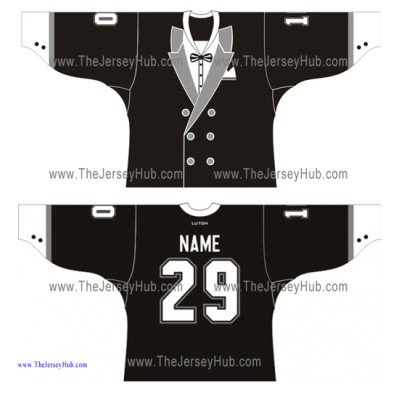 Gentleman Tuxedo Russian Hockey Jersey Dark