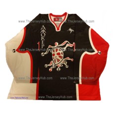 Joker #1 Goalie Russian Hockey Jersey Dark