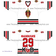 KGB USSR Russian Hockey Jersey Light