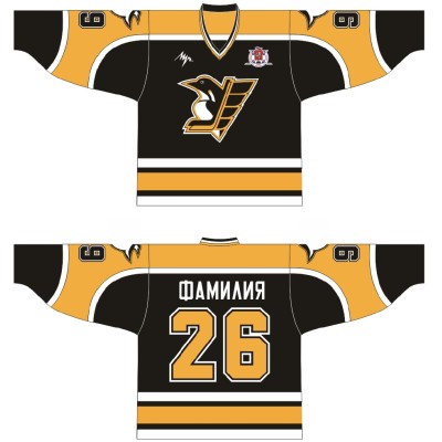 Russian Penguin Hockey Jersey Dark