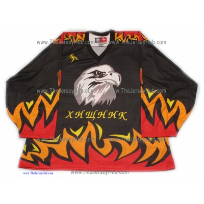 Predator #1 Goalie Russian Hockey Jersey Dark Predator #1 Goalie Russian Hockey Jersey Dark