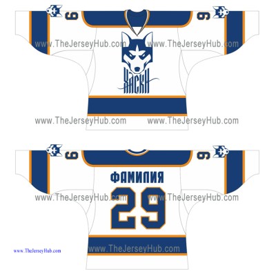 Siberian Husky Russian Hockey Jersey LIght