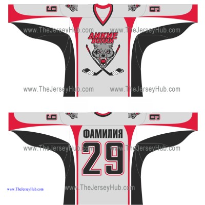 Wild Wolves Russian Hockey Jersey Light