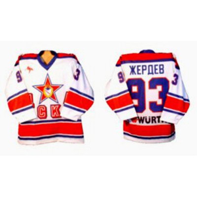 Red Army CSKA Moscow 2002 Russian Hockey Jersey Light