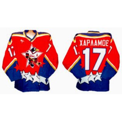 Red Army CSKA Moscow Penguins 2000-01 Russian Hockey Jersey Dark