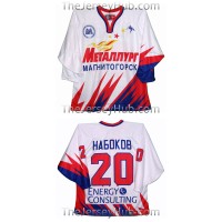 Metallurg Magnitogorsk 2004-05 Russian Hockey Jersey Light Malkin Elias