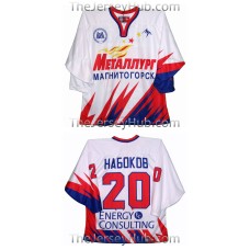 Metallurg Magnitogorsk 2004-05 Russian Hockey Jersey Light Malkin Elias