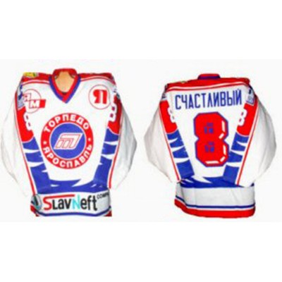 Torpedo Yaroslavl 1998-99 Russian Hockey Jersey Light