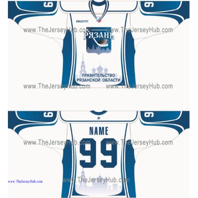 HC Ryazan 2013-14 Russian Hockey Jersey Light