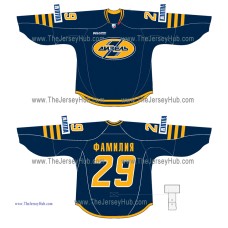 HC Dizel Penza VHL 2014-15 Russian Hockey Jersey Dark