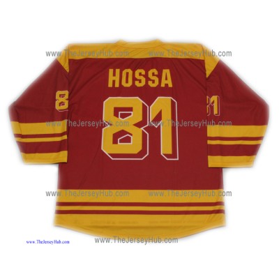 HC Dukla Trencin 2004-05 Slovak Extraliga Hockey Jersey Marian Hossa Dark HC Dukla Trencin 2004-05 Slovak Extraliga Hockey Jersey Marian Hossa Dark